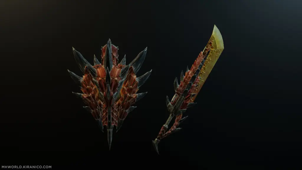 Volto hache Rathalos Monster Hunter World
