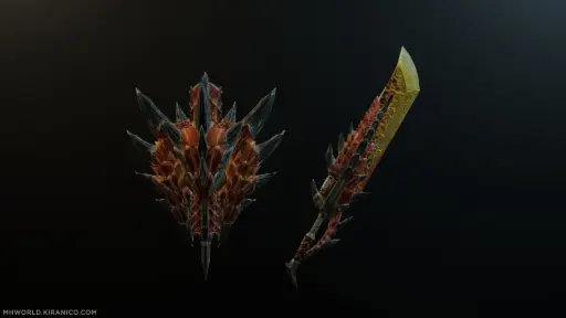 Volto hache Rathalos Monster Hunter World